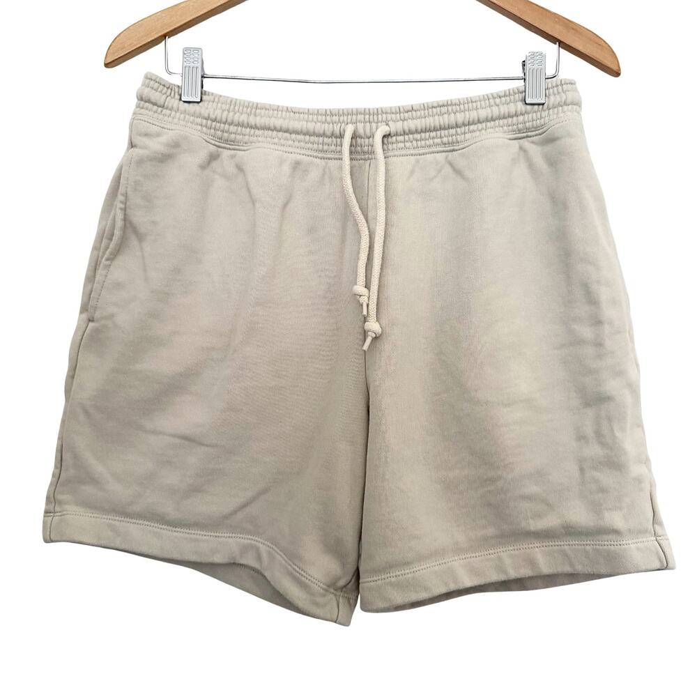 GAP Ivory Cotton Sweats French Terry Drawstring Shorts Size XS Loungewear Casual